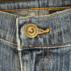 DKNY Womens Flare Jeans Size 5 Long Juniors Blue Denim