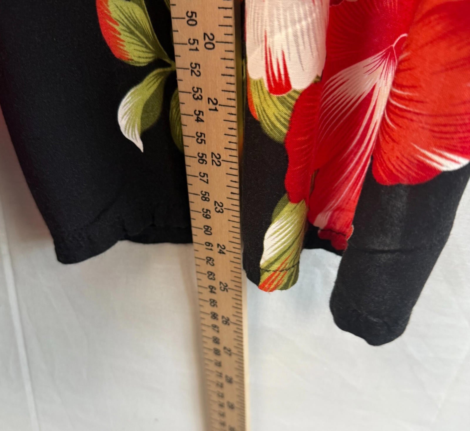 Advance 2 Piece Top/Pants Womens Floral outfit size S/M black red lightweight
