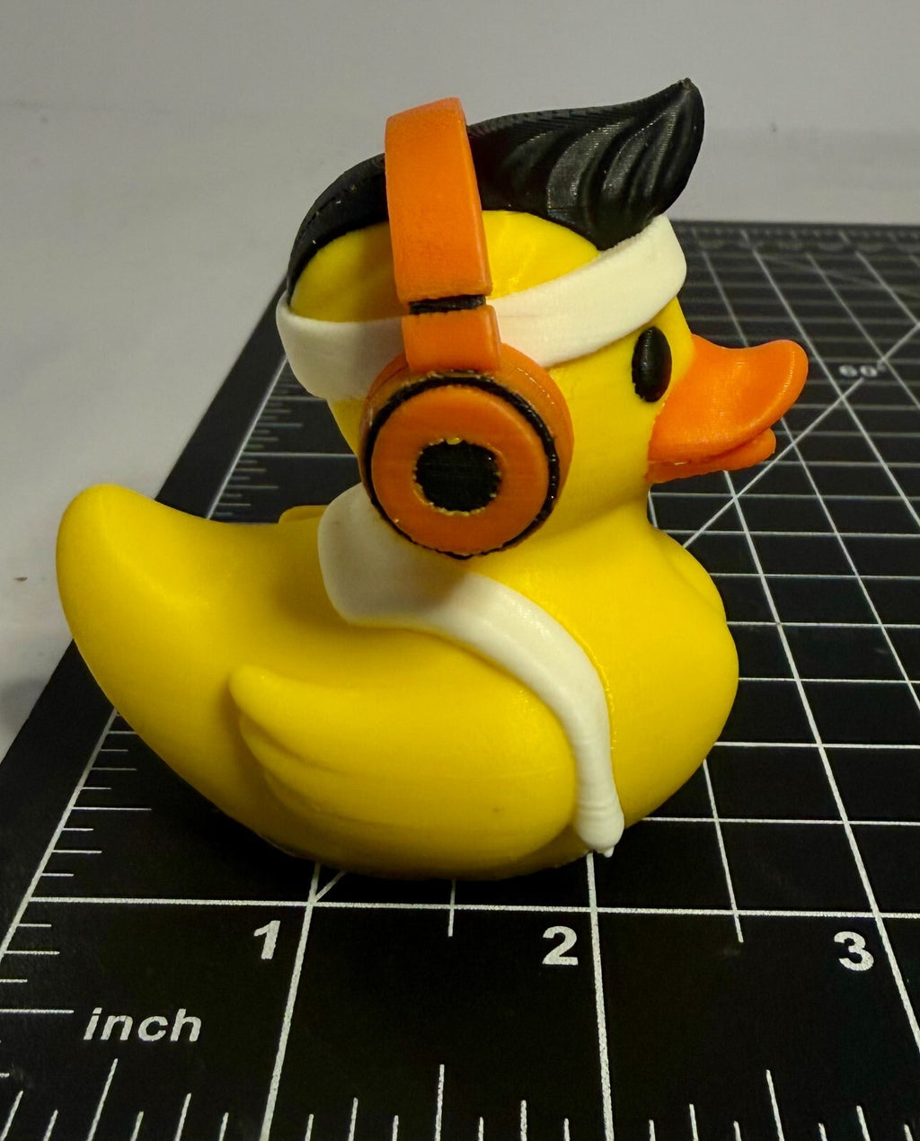 3d Printed Gym Bro Duck - Personalized - 2 1/5 Inch Tall