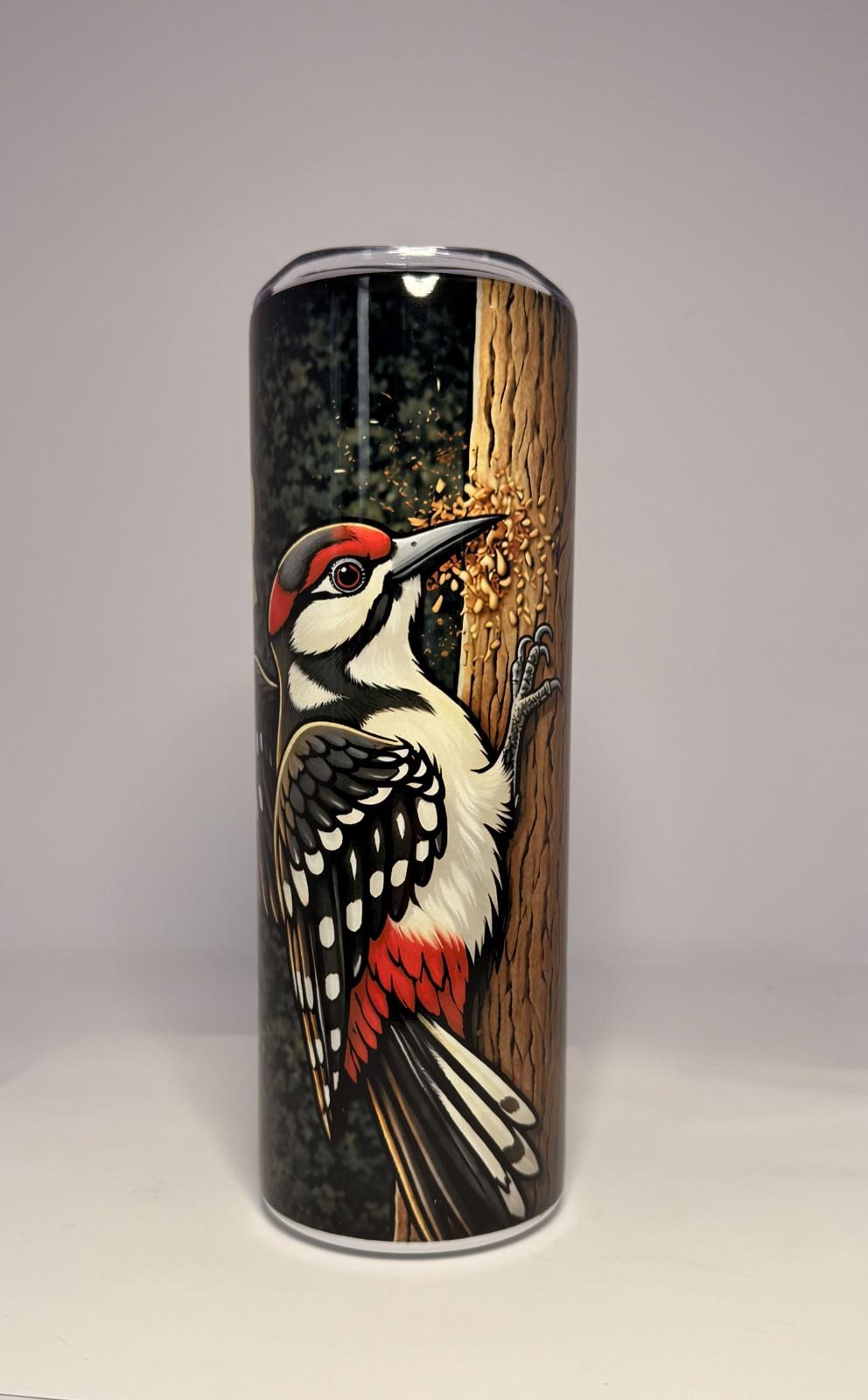 20 oz Pecker Stainless Steel Tumbler with Lid, Straw