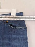 Lauren Ralph Lauren Jeans Women Size 12P Petite Blue Classic Straight Whiskers