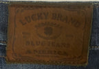 Lucky Brand 181 Relaxed Straight Jeans Mens 46x30 Dark Wash Big & Tall Denim
