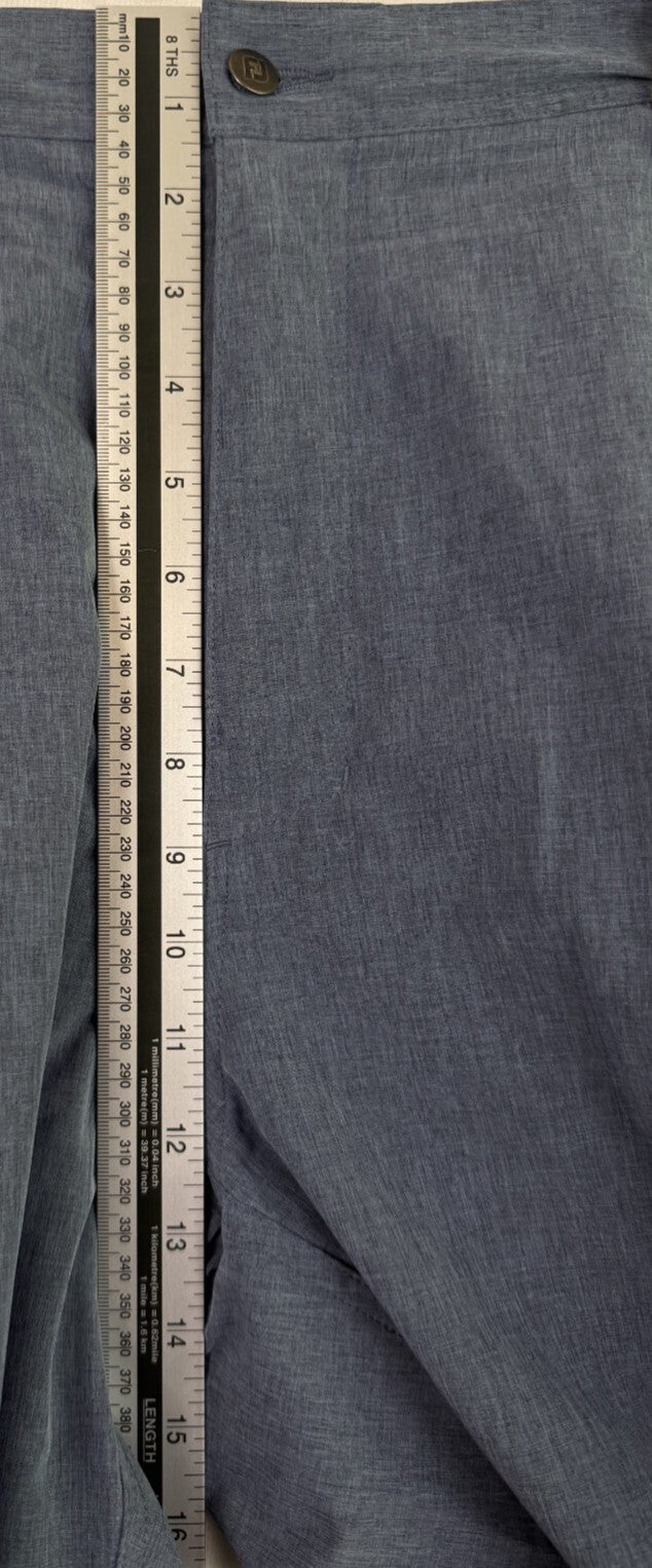 FootJoy Heather Grey Golf Mens Shorts Size 40 Stretch Wicking Lightweight