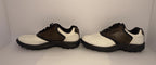Footjoy White, Brown & Black Golf Shoes Size 11 M - Pre-owned