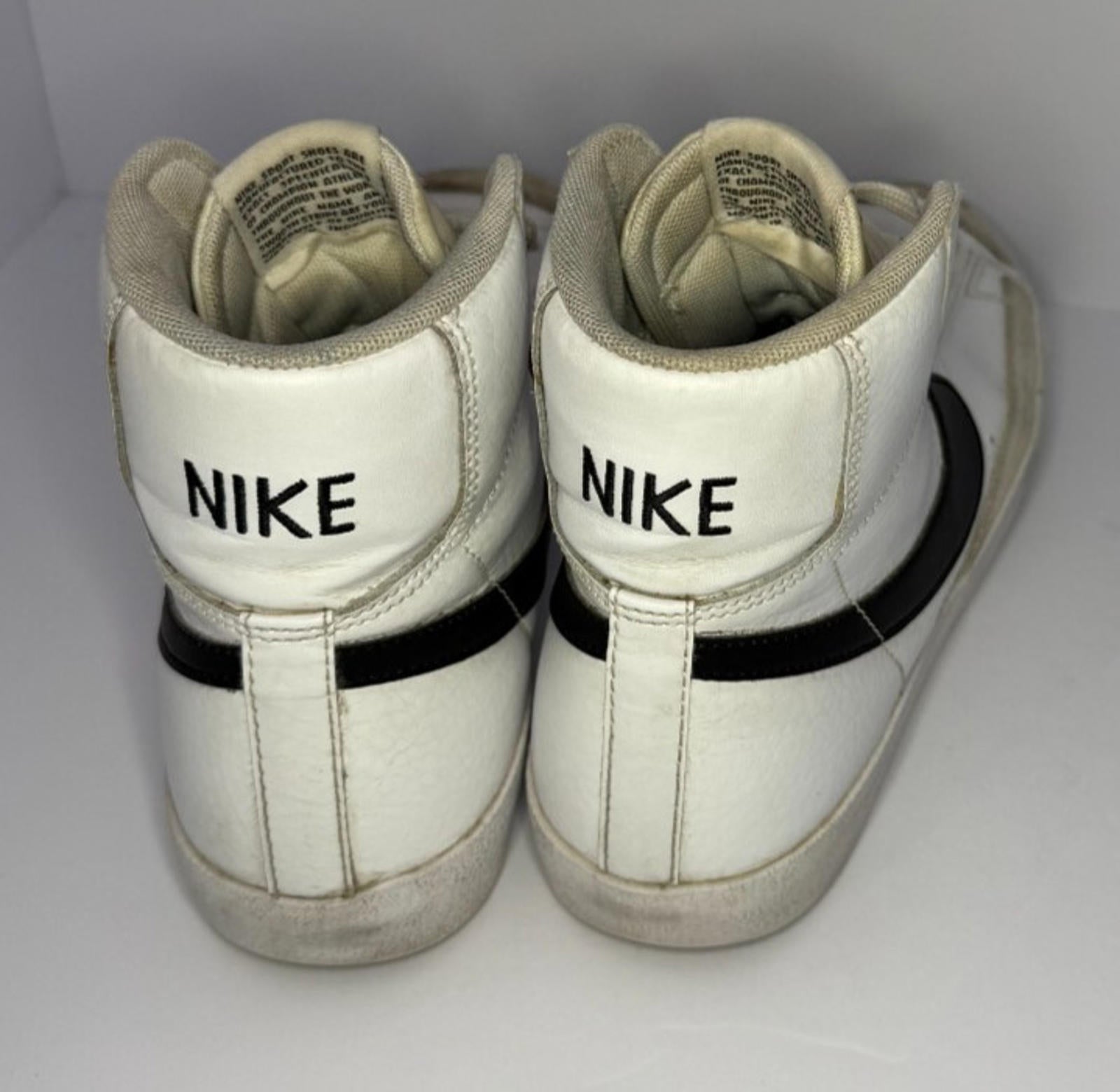 Nike Blazer Mid 77 Vintage White Black All Size 7Y Classic Youth