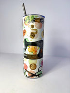 20 oz Artistic Sewing Stainless Steel Tumbler with Lid, Straw