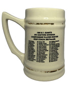 Vintage New York Giants 1986 Eastern Division Champions Stein NFL Cup