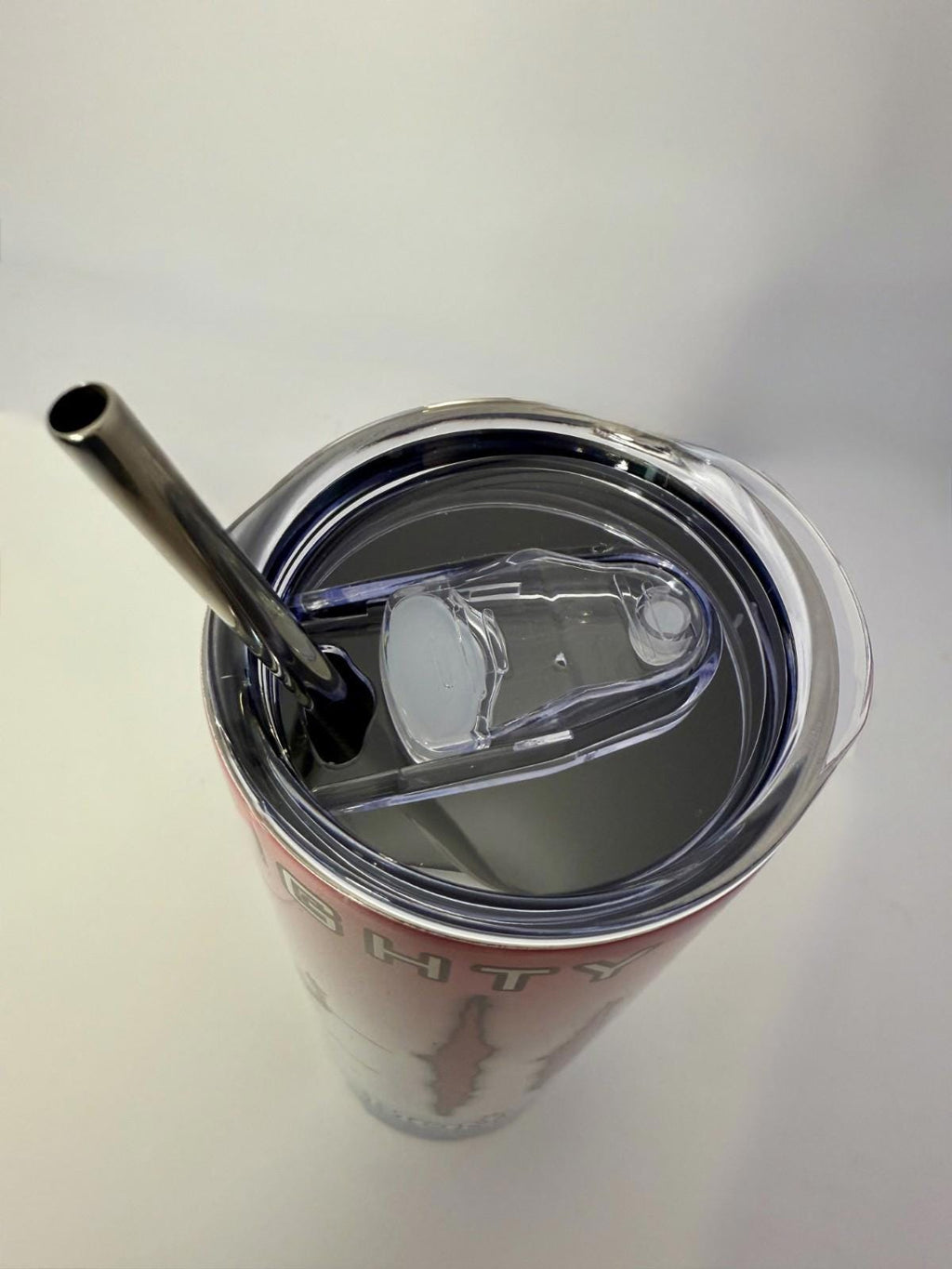 20 oz Mighty Viking Stainless Steel Tumbler with Lid, Straw