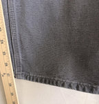 Carhartt Carpenter/Painter Pants B11 PTB Gray Mens Sz 35x30 Dungaree Fit