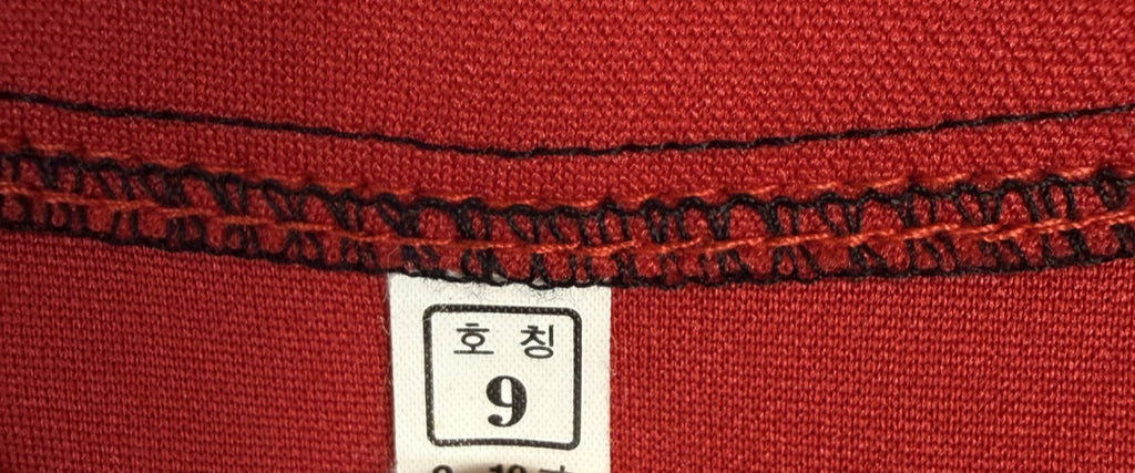 Boston Red Sox Derrig #1 Majestic Jersey Boys Sz M Red SEWN STITCHED!