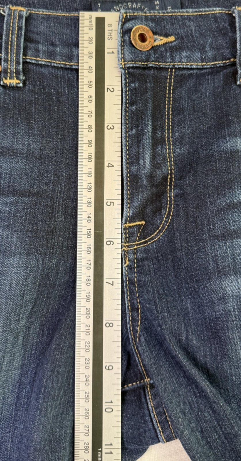 Lucky Brand Sofia Skinny Jeans Womens Size 12/31 Handcrafted Los Angeles