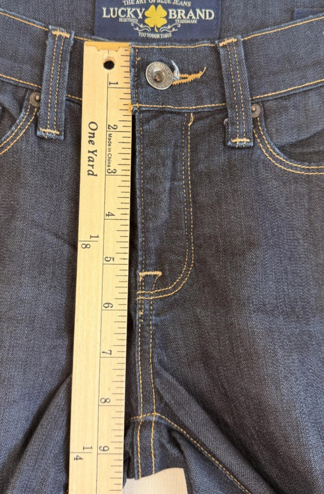 Lucky Brand Jeans Womens 2/26 Dark Blue Sofia Skinny Low Rise Stretch Denim