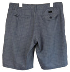 O'Neill Men's Hybrid Shorts Size 36 Blue and White Striped Walk Shorts Stretch