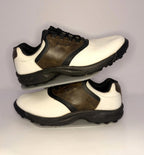 Footjoy White, Brown & Black Golf Shoes Size 11 M - Pre-owned