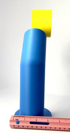 Lego Arm Headphone Stand Holder 3d Printed PLA Gaming Blue and Yellow
