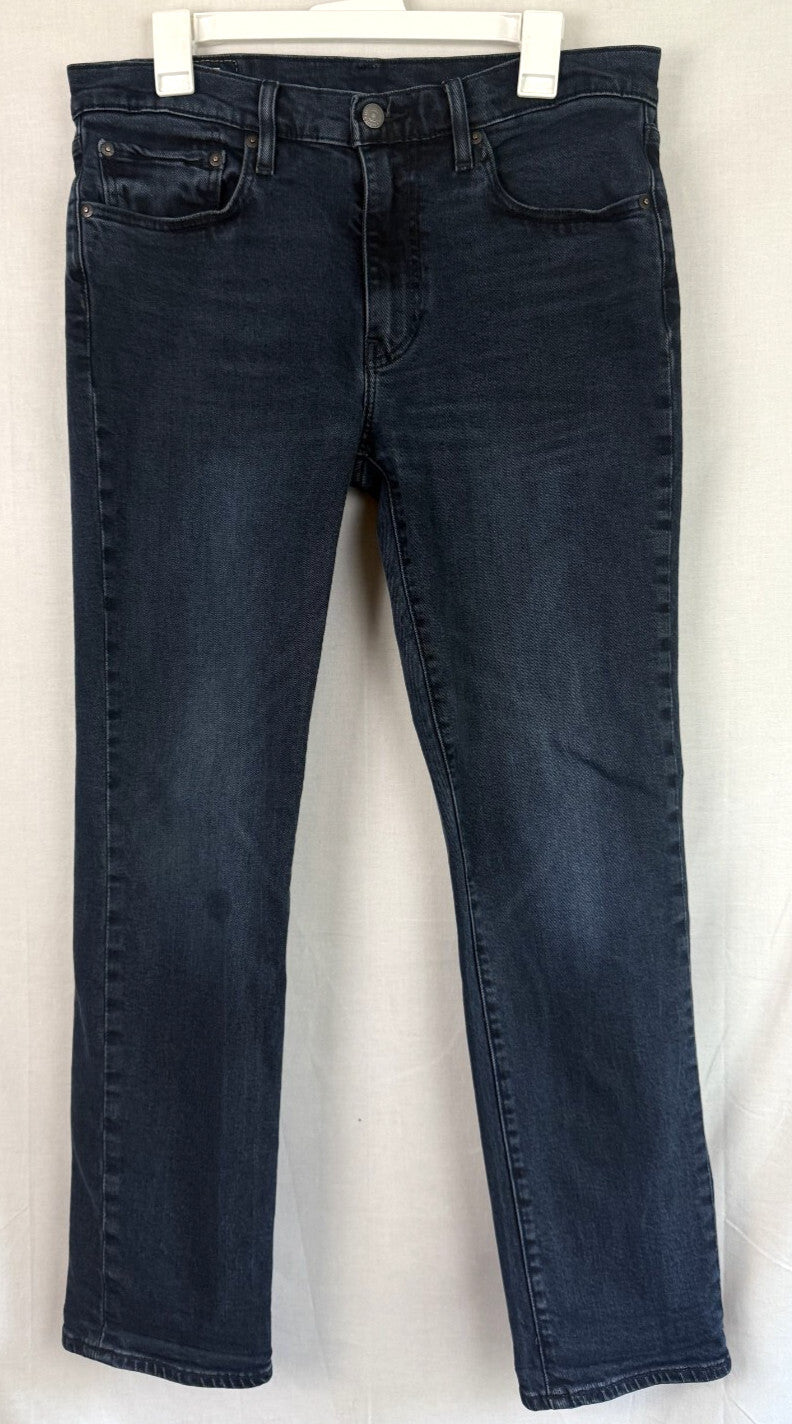 Levis 511 Jeans Mens 33x30 Blue Denim Slim Straight Zip Fly Pants