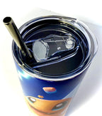 20 oz Charmander Stainless Steel Tumbler with Lid, Straw ~ Pokemon