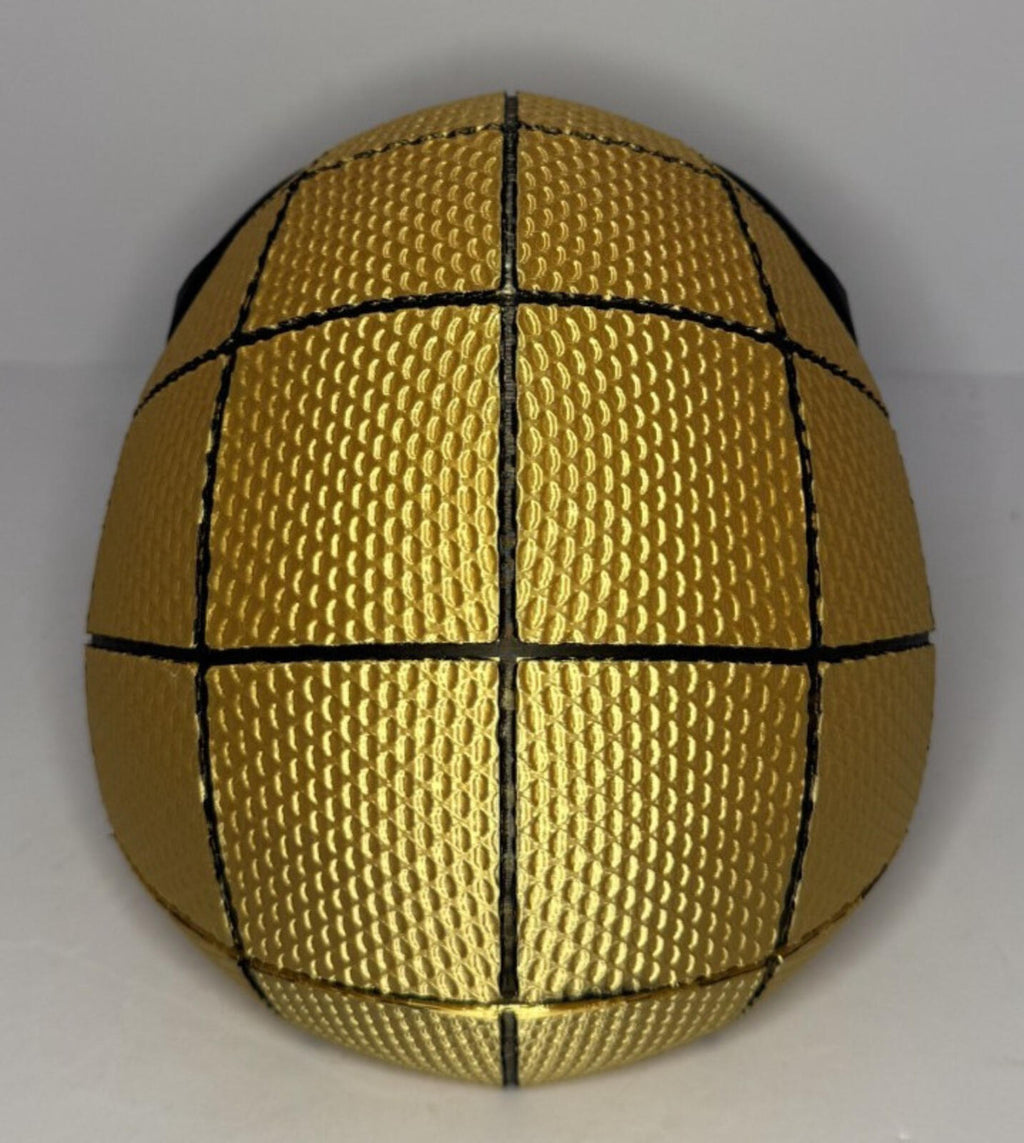 3D Printed Gold and Black Spider-Man Full Face Mask Helmet Mesh Eyes Adult