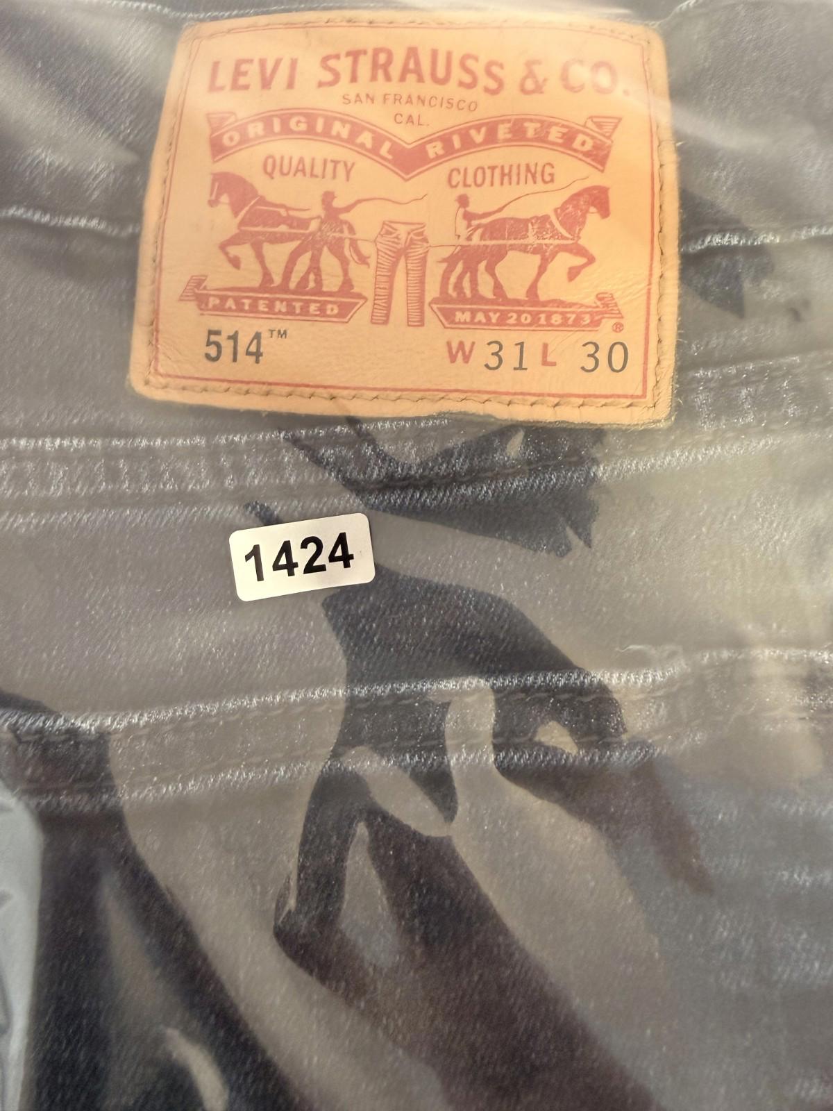 Levi's 514 Jeans Blue Mens Size 31x30 Straight Leg