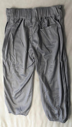 QBK Youth Baseball Pants Large Grey