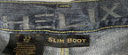 Helix Slim Boot Cut Jeans Mens 32 x 30 Distressed Y2k