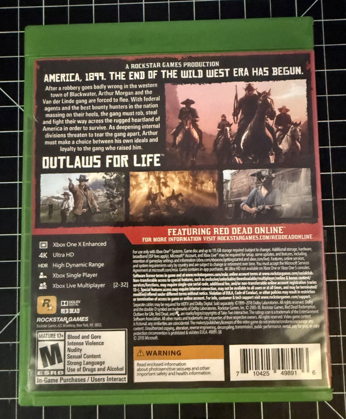 Red Dead Redemption 2 - Microsoft Xbox One -CIB- FAST SHIP
