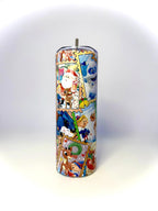 20 oz Rudolph Stamps Stainless Steel Tumbler with Lid, Straw