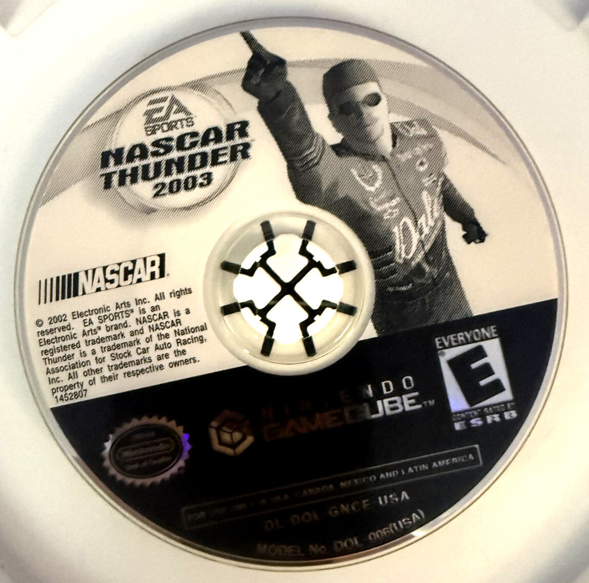 NASCAR Thunder 2003 (Nintendo GameCube, 2002) DISC ONLY