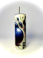 20 oz I'd Rather Be Bowling Stainless Steel Tumbler with Lid, Straw