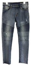 Southpole Jeans Mens 32 x 30 Skinny Distressed Stretch Blue Denim Skater