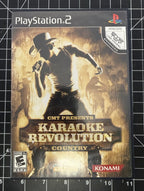 PlayStation 2 PS2 CMT Presents Karaoke Revolution County Complete CIB