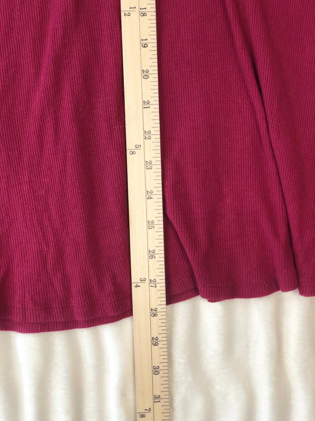 Cable & Gauge Womens Pullover Sweater XL burgundy Mock Neck Long Sleeve Knit