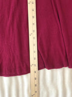 Cable & Gauge Womens Pullover Sweater XL burgundy Mock Neck Long Sleeve Knit