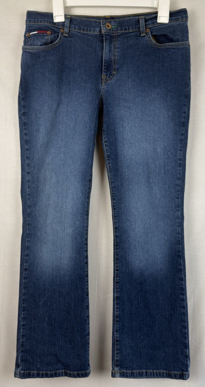 Vintage TOMMY HILFIGER Womens Sz 13 Jeans Low Rise Bootcut Stretch