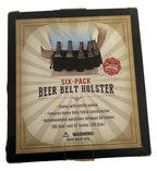 Beer Belt Holder – 6 Pack Holster Waist Belt for Parties & BBQs