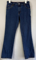 Levis 550 • Relaxed Boot Cut Stretch Blue Jeans Womens • Size 10 M (30x30)