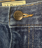 LL Bean Classic Fit Mens Size 42x30 Straight Leg Blue Jeans 100% Cotton