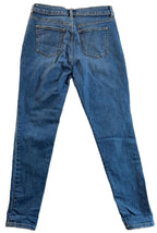 Chaps Jeans Madden Straight Leg Womens 4 Blue Mid Rise Embroidered