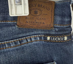 Lucky Brand Jeans Womens Sz 8/29 Sofia Skinny Whiskered Dark Wash Stretch