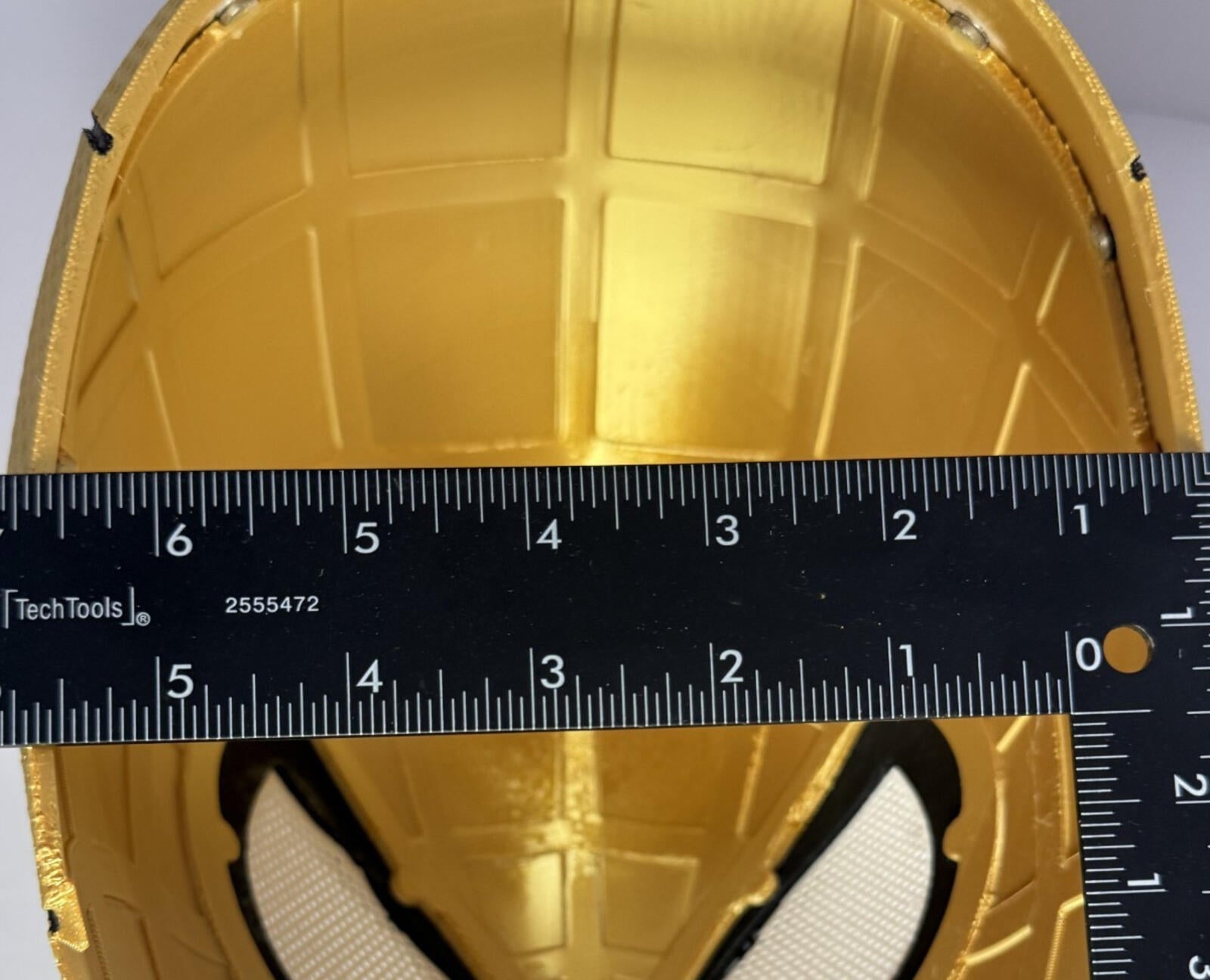 3D Printed Gold and Black Spider-Man Full Face Mask Helmet Mesh Eyes Adult