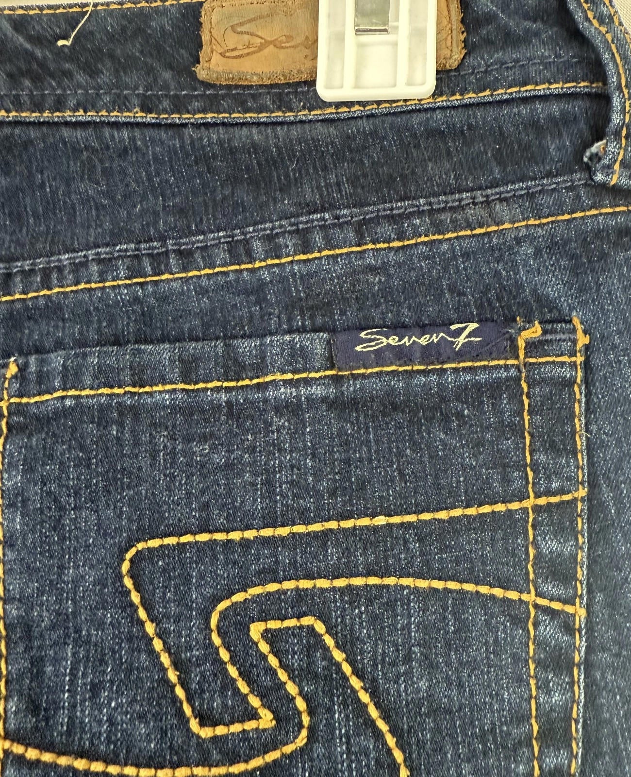 Seven 7 Womens Jeans Size 27 Straight Western