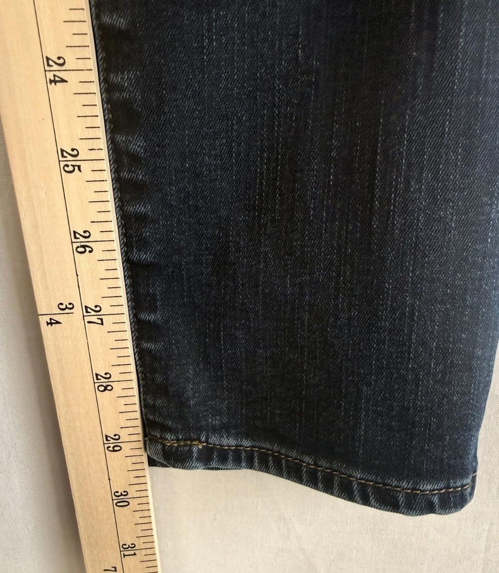 Lucky Brand Size 8 / 29 Womens Jeans Skinny Ankle Dark Wash Denim