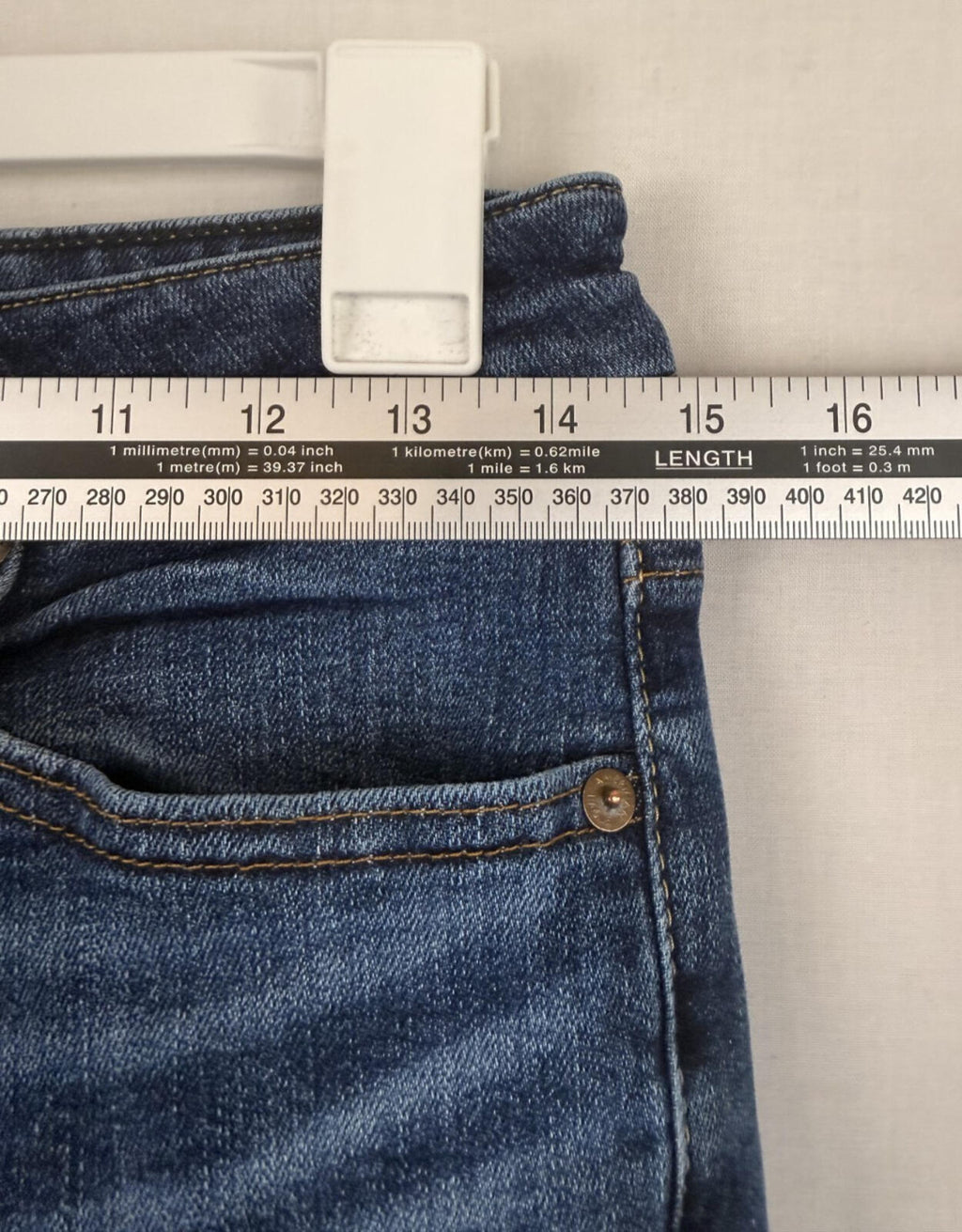 American Eagle Jeans Mens 29x30 Blue Athletic Straight Skinny Dark Airflex Plus