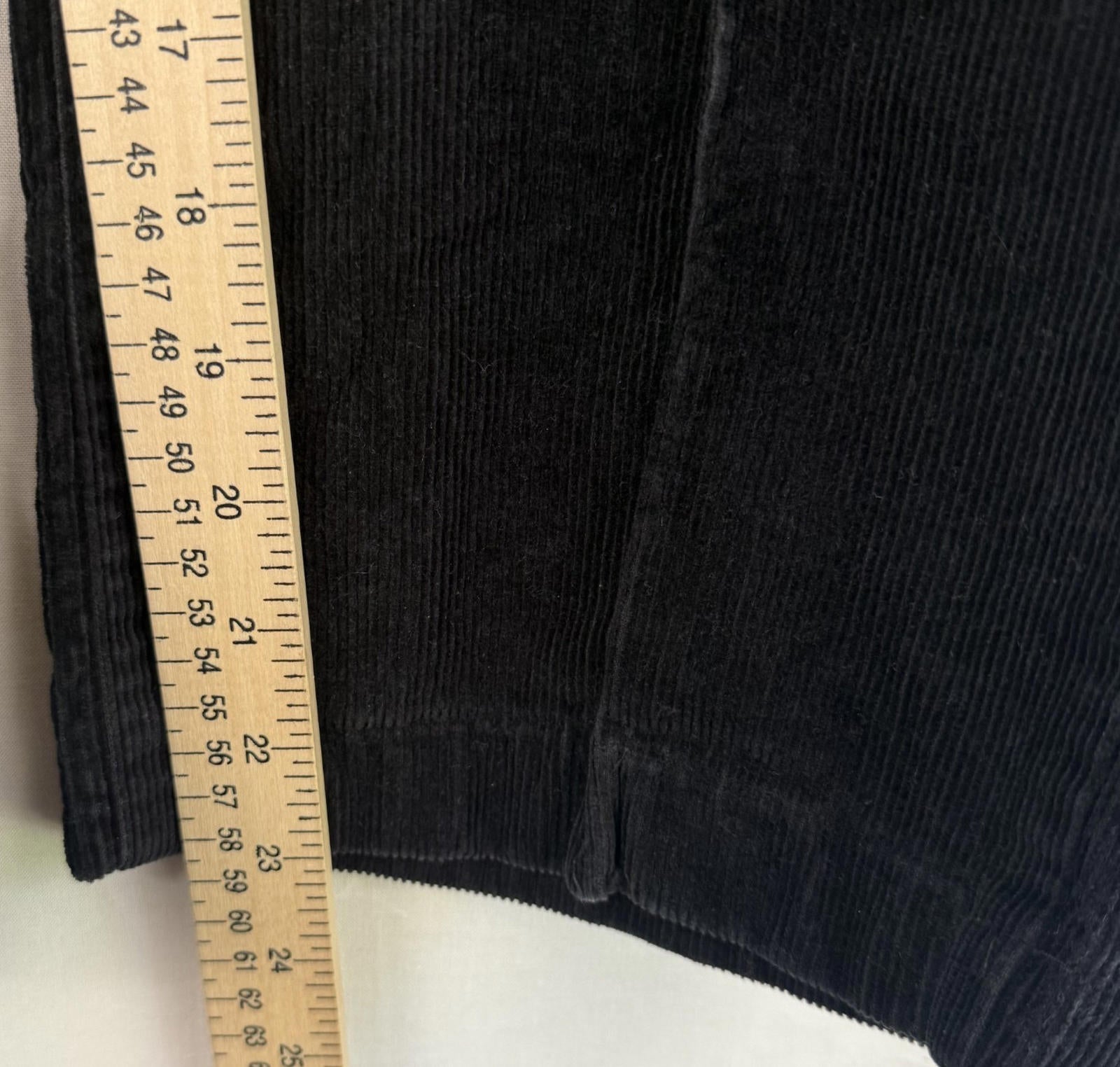Columbia Womens 12 Corduroy Pants Flat Front Black
