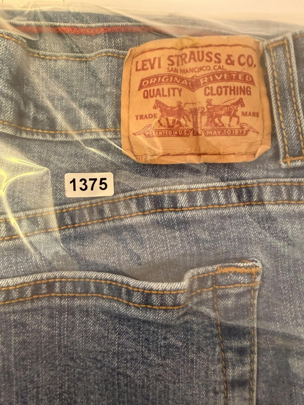 Levi's 550 Relaxed Bootcut Denim Jeans Womens Size 16 Short
