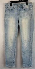 Calvin Klein Jeans Womens W27 Blue Skinny Mid Rise Ankle Denim