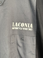 Vance Biker Wear 100th Laconia BikeWeek Button Down Shirt Men 5xl Mechanic Style