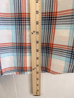 Columbia Button Down Shirt Mens Size XXL 2XL Short Sleeve Blue Plaid Casual