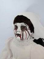 Sister Beatrice  - OOAK Scary Creepy Doll 14" Hand Painted Horror Haunting Art