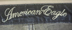 American Eagle Real Flare Jeans Women 6 Blue Dark Wash Low Rise